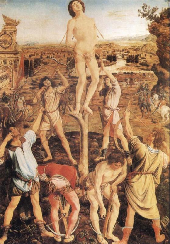Antonio del Pollaiuolo The Martydom of St.Sebastian Spain oil painting art